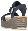 Rieker Damen Sandalette mit Plateau und großer Schnalle Produktbild-Vorschau 6