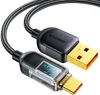 Kabel przewód z wyświetlaczem LED USB-C - USB-A 66W 1.2m Podgląd zdjęcia produktu 22