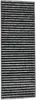 A single air filter with a gray and black striped pattern, presented vertically against a white background. Produktbild-Vorschau