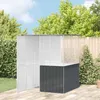vidaXL Vogelkäfig Anthrazit 165 x 165 x 200 cm Verzinkter Produktbild-Vorschau 2