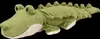 A plush toy crocodile is shown against a black background. Podgląd zdjęcia produktu