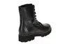A black leather boot with laces and a thick sole, shown from the side. Produktbild-Vorschau