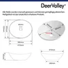 DeerValley Aufsatzwaschbecken Oval mit Lotus-Effekt 41 x Produktbild-Vorschau 2