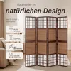 Homestyle4u Paravent Raumteiler 4 teilig Faltbar Blickdicht Produktbild-Vorschau 6