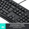 Tastatur Logitech K120 Schwarz Produktbild-Vorschau 13