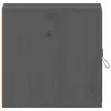 vidaXL Wandschrank Grau 31,5x30x30 cm Massivholz Kiefer - Produktbild-Vorschau 5