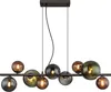 Globo Lighting Hängeleuchte Metall grau matt, 9x G9 LED Produktbild-Vorschau 12