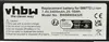 A label on a black battery pack. Produktbild-Vorschau