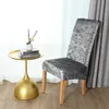 4er Set Stretch Stuhlhusse Universelle Samt Stuhlbezug Produktbild-Vorschau 3