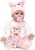 55 cm große simulierte Babypuppe, wiedergeborenes Mädchen, Produktbild-Vorschau 1
