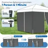 Sekey 2 Seitenteile für 3x3 /3x6m/3x9m pavillon mit Produktbild-Vorschau 5