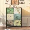 Cómoda retro INONEFT con 6 cajones, mueble aparador con Vista previa de la imagen del producto 8