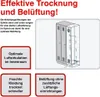 Gürkan Spind lichtgrau, enzianblau 105036, 4 Schließfächer Produktbild-Vorschau 7