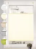 Sonello Plissee Klemmfix ohne Bohren 80cm x 220cm Creme Produktbild-Vorschau 1