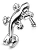 Nasenstecker „Eidechse“: Nasenpiercing Nasenring 316L Produktbild-Vorschau 1