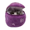 UP - pluszowa torba na kości D20 - fioletowa Podgląd zdjęcia produktu 1