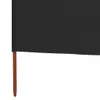 vidaXL 3-teiliges Windschutzgewebe 400 x 80 cm Anthrazit Produktbild-Vorschau 5