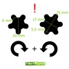 2 X 50 CM Messer Husqvarna 38" CTH 2038 210 2138 TC 238 239 Produktbild-Vorschau 3