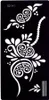 Henna Tattoo Schablone Airbrush Stencil Blume Produktbild-Vorschau 2