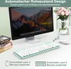 Tastatur Funktastatur mit Maus USB Grün Tastatur Bunt Maus Produktbild-Vorschau 5