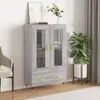 The Living Store Highboard Grau Sonoma 69,5x31x115 cm Produktbild-Vorschau 1