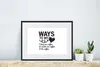MuchoWow® MuchoWow® Gerahmtes Poster Zitate - Sprichwörter Produktbild-Vorschau 6