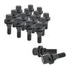 16x bullone ruota a collare piatto nero, M12x1,25, Anteprima dell’immagine prodotto 2