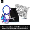 LANOLU Einhorn Schlüsselanhänger, Einhorn Geschenk für Produktbild-Vorschau 2