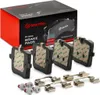BREMBO P 06 109 Bremsbeläge Satz Hinten für BMW 5 Limousine Produktbild-Vorschau 1