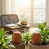 Relaxdays, sada 4 kusů kónických nádob na zalévání, objem Náhled obrázku produktu 5