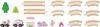 Playtive Bahnset 18-tlg. Holzspielzeug Bahnset Prinzessin Produktbild-Vorschau 2