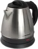 A stainless steel electric kettle with a black lid and handle, shown on a white background. Anteprima dell’immagine prodotto