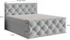 Masseno Boxspringbett ROVARI 160x200 cm Komplett-Set mit Produktbild-Vorschau 7
