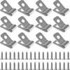 100 Stcs Zaundrahtklemmen mit Schrauben rostfreier Stahl Produktbild-Vorschau 1