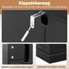 COSTWAY Badezimmerschrank, Badschrank mit Schublade, Türen Produktbild-Vorschau 6