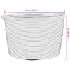Cloris Designermöbel Wäschekorb Grau und Weiß Ø60x36 cm Produktbild-Vorschau 9