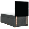 Möbel Boxspringbett mit Matratze Dunkelgrau 100x200 cm Produktbild-Vorschau 8