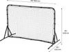 VEVOR Fußball-Rückwandnetz, 1,8 x 1,2 m, tragbares Produktbild-Vorschau 8