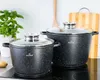 Zilner sada dvou velkých mramorovaných hrnců 6,2 l/10,2 l Náhled obrázku produktu 5