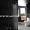 Bateria prysznicowa czarna System prysznicowy Deszczownica Podgląd zdjęcia produktu 12