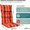 Gardisun Hochlehner Auflagenkissen Polyacryl 8cm mit Produktbild-Vorschau 3