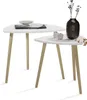 Konferenčný stolík Vicco Twino Biela/Sonoma 48 x 45 cm Sada Náhľad obrázku produktu 5