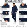 Herren Jogginganzug einfarbig 100% BW 586 Navy XL Produktbild-Vorschau 5
