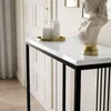 PRIME Konsole 80 cm Hochglanz Schwarz / Weiß hochglanz Produktbild-Vorschau 2
