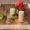 Houten kaarsenhouder set, 2-delig, gemaakt van acaciahout Productafbeelding-voorbeeld 5
