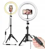LAMPADA LED ANULARE CON TREPPIEDO, 220 cm, USB, 80 W, CON Anteprima dell’immagine prodotto 4