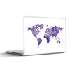 MuchoWow® Laptop Aufkleber Sticker Cover Weltkarte - Produktbild-Vorschau 1