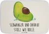 Mr. & Mrs. Panda Badvorleger Avocado Schwangerschaft - Weiß Produktbild-Vorschau 1