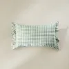 HOMLA ALAMBRA kariertes Pistazienkissen 30x50 cm Produktbild-Vorschau 6
