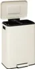 Mülleimer nova mit pedal 2x30l beige 45,5x36,5x67 cm - 5 Produktbild-Vorschau 2